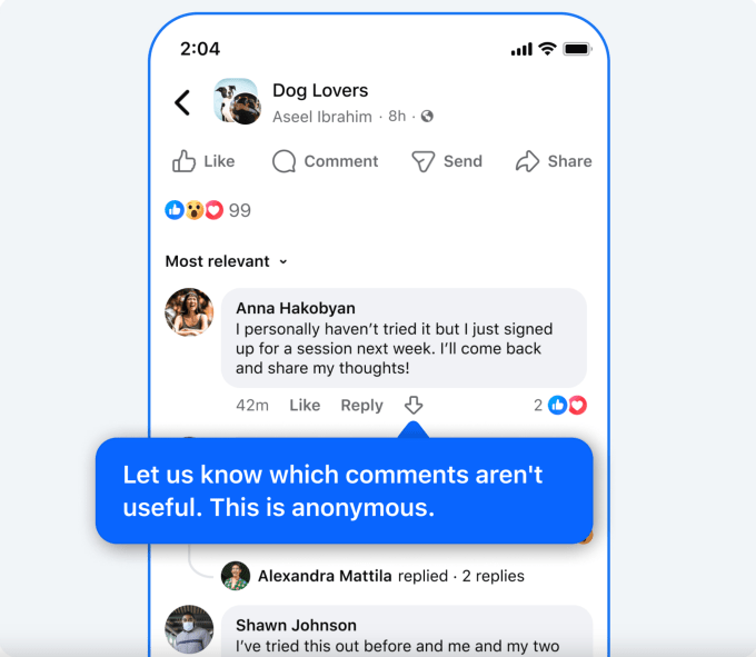 New Facebook comment management tools