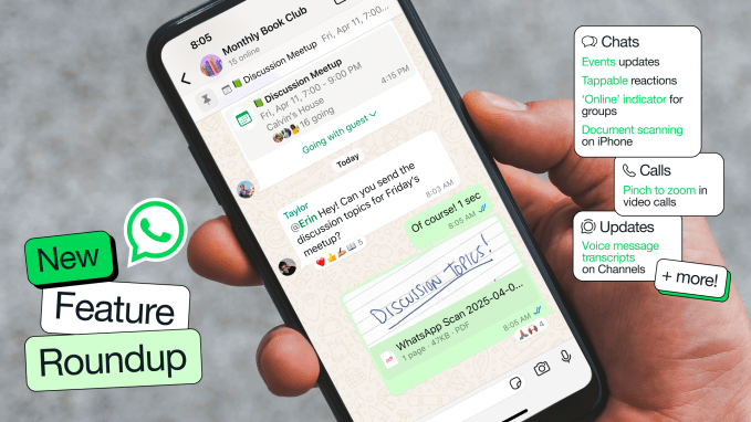 WhatsApp new features interface