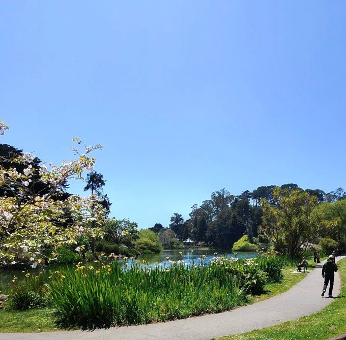 View of Blue Heron Lake taken with Ray-Ban Meta