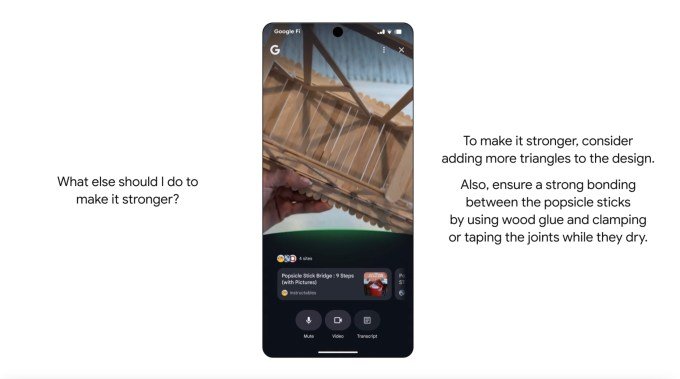 Search Live real-time interaction