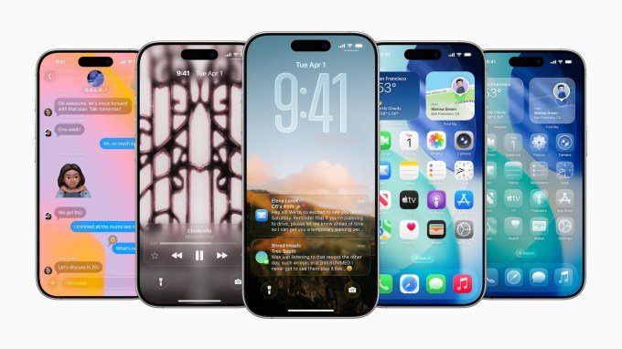 Apple iOS 26 Liquid Glass interface reveal