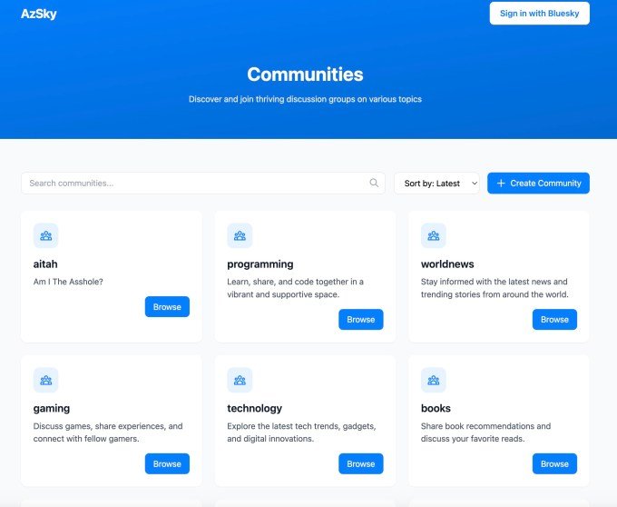 AzSky Interface