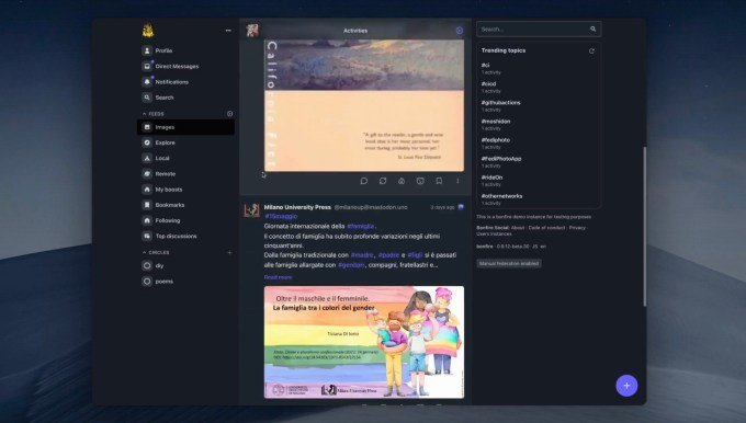 Feed customization tools