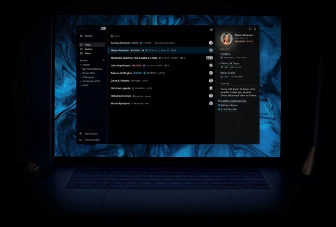 Clay application interface on Mac