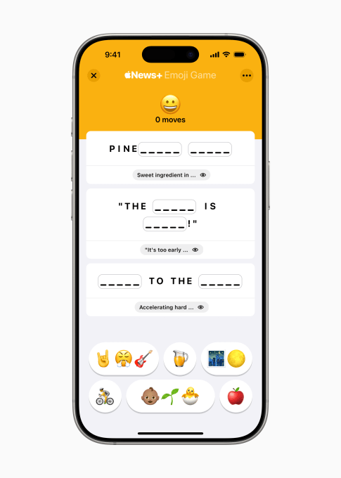 Gameplay demonstration of the Apple Emoji Game