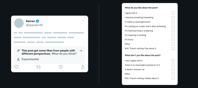 Community Notes interface on X