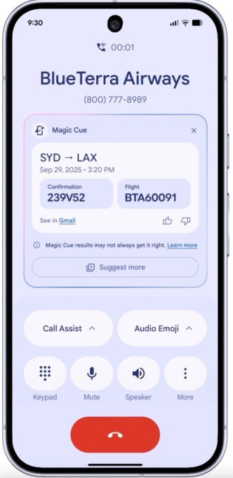 Magic Cue proactive assistance
