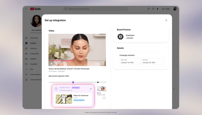 YouTube creator monetization dashboard