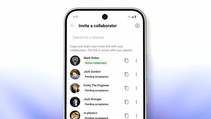 Collaboration tool invite