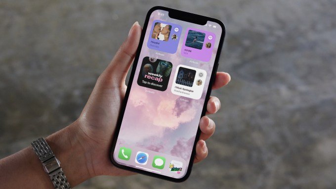Smartphone displaying Airbuds