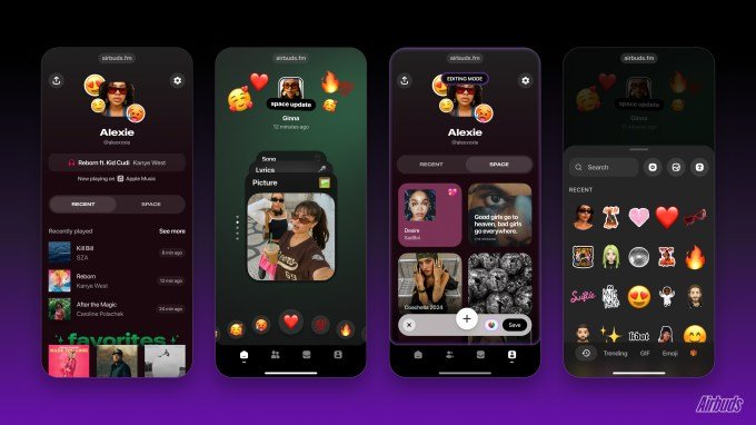 Airbuds social features