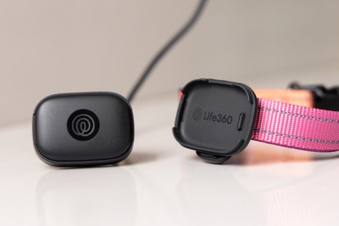 Life360 Pet GPS tracker in black