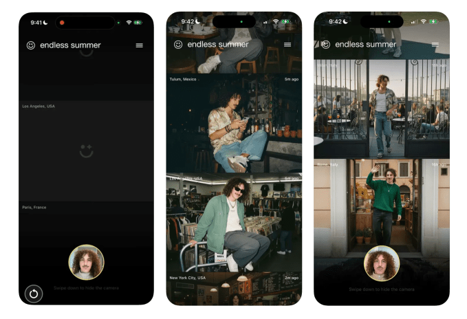 Endless Summer app interface