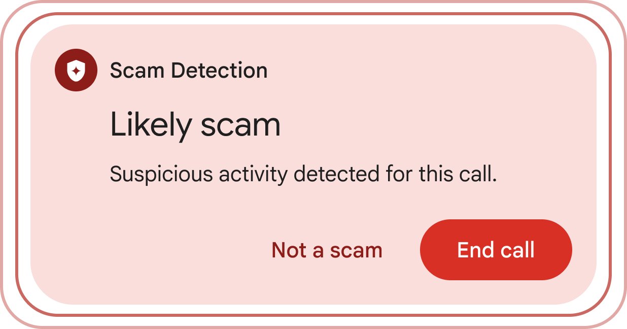 Google AI scam detection interface