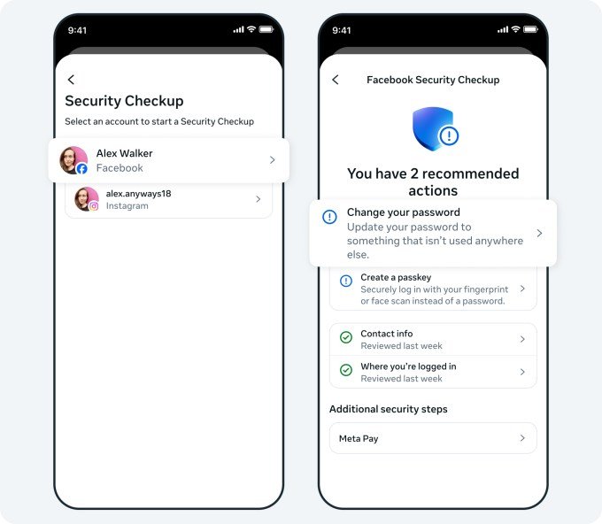 Security checkup and verification tools