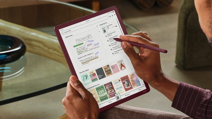 Kindle Scribe Interface