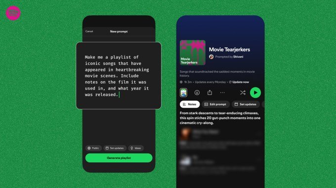 AI-generated playlist based on movie themes