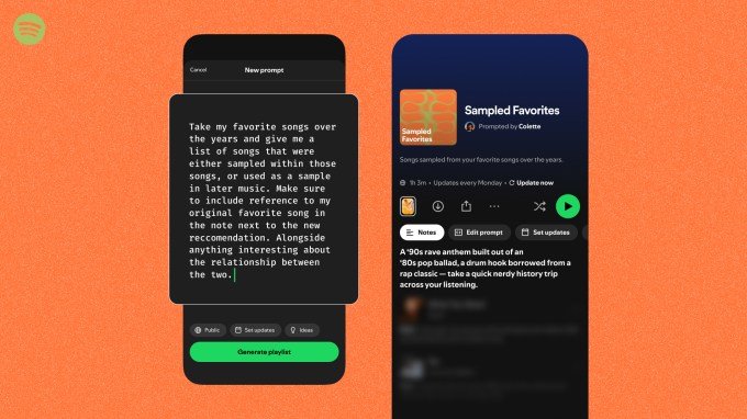 Spotify AI playlist interface