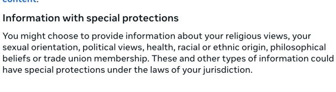 Data collection policy details