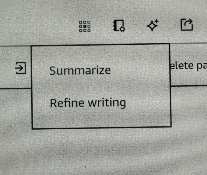 AI handwriting feature