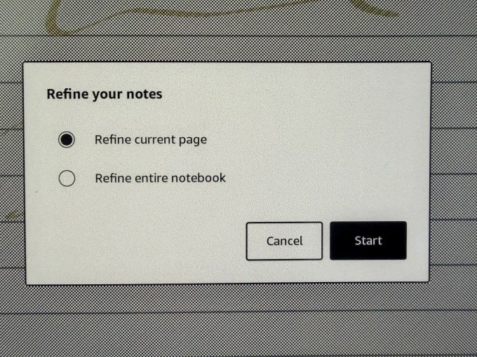 Notebook AI search