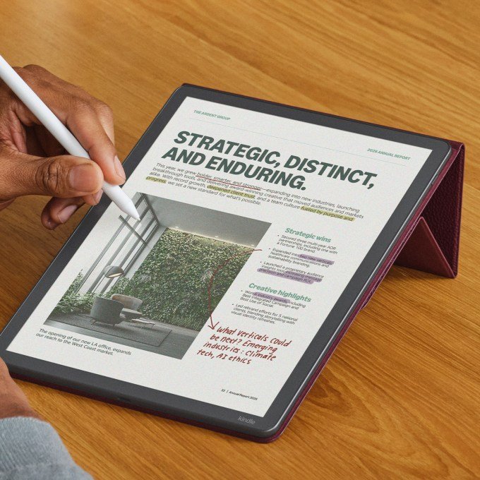 Kindle Scribe pen tools