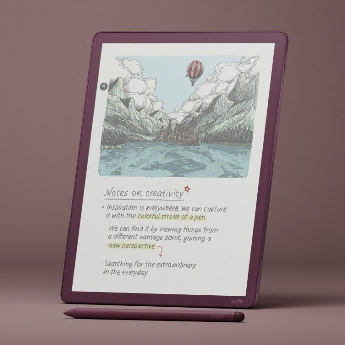 Kindle Scribe Colorsoft device