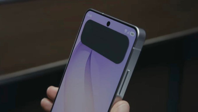 Blacked out notification on Samsung privacy display