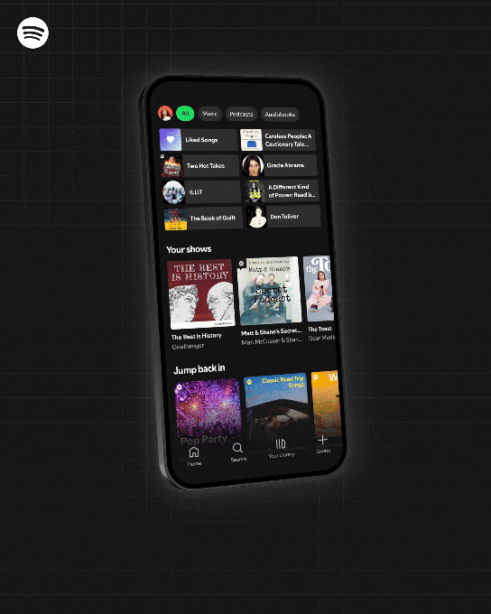 Spotify Taste Profile interface demo