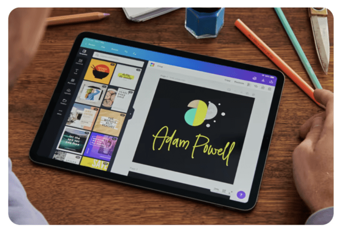 Canva design app