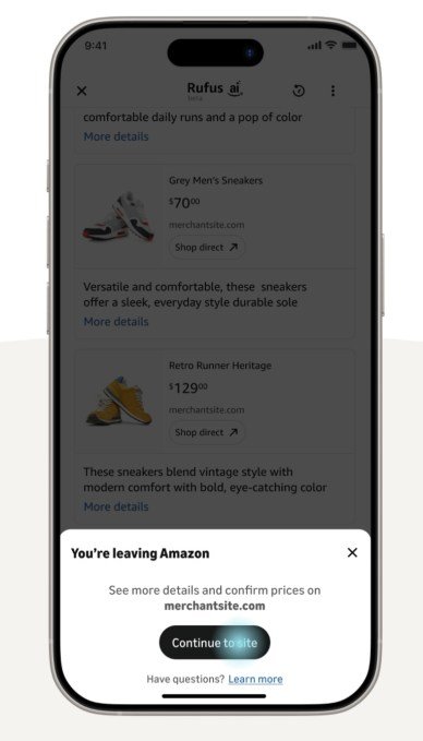 Amazon AI shopping assistant