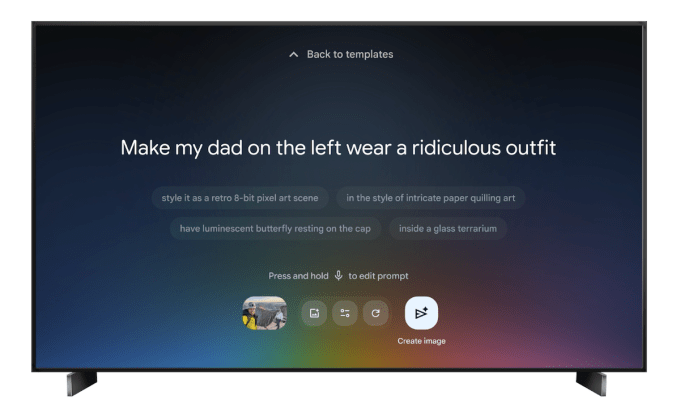 Google TV Gemini AI interface