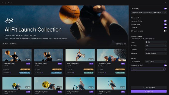 Shade branded file collections