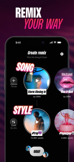 GRAI Android app interface