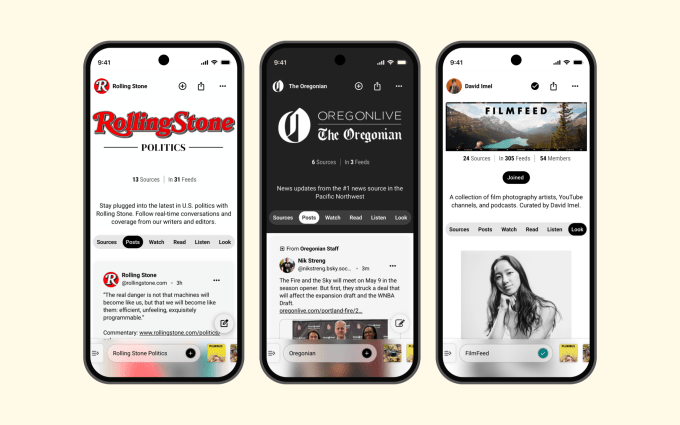 Flipboard social website interface